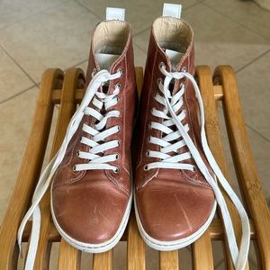 Birkenstock Leather Lace-up High Top Sneakers